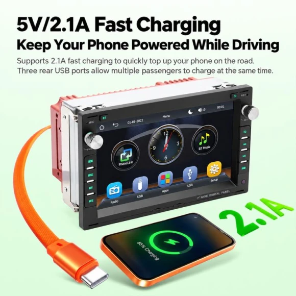 7-inch Car MP5 Player — Car Infotainment System