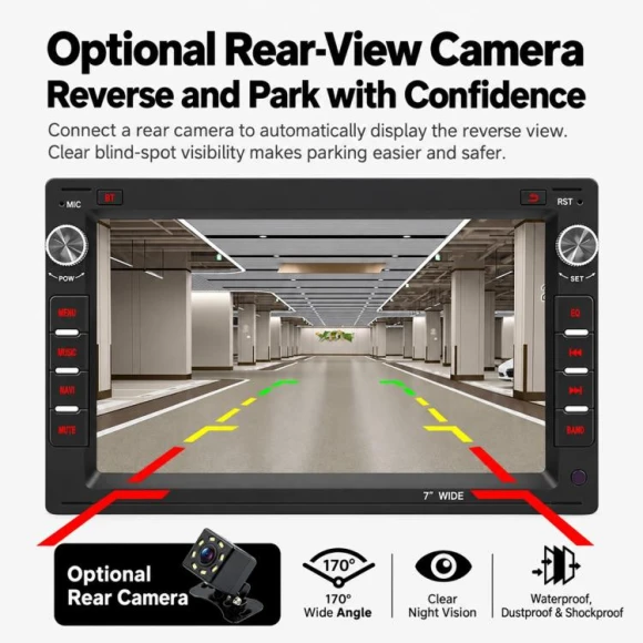 7-inch Car MP5 Player — Car Infotainment System
