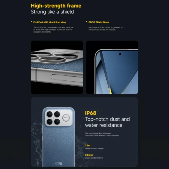 Black Global 16GB RAM + 512GB ROM Smartphone — Smartphones, Xiaomi