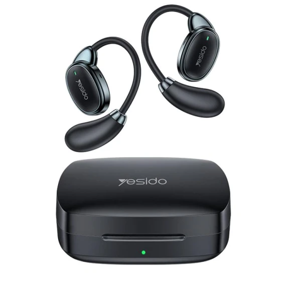Black Wireless Earphones — Wireless Earbuds, Yesido