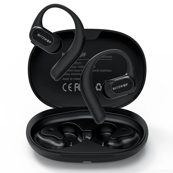 Open-ear bone-conduction earphones — Wireless Earbuds, BlitzWolf