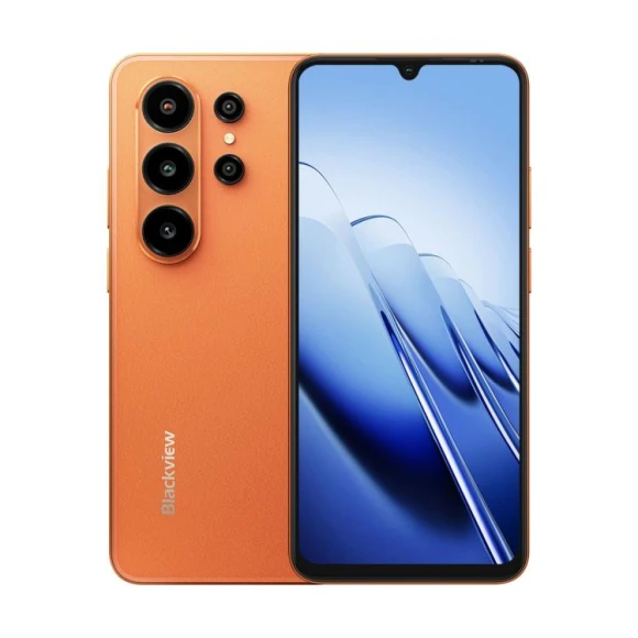 Orange Mobile Phone, 6.88-inch Display, 8GB+256GB — Smartphones, Blackview