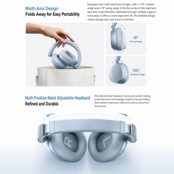 Over-ear wireless Bluetooth headphones — Wireless Earbuds, Xiaomi