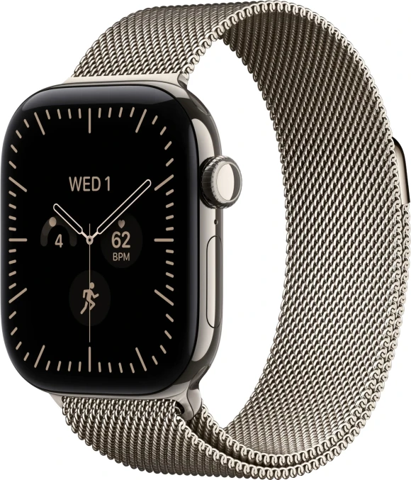 Smartwatch, 46 mm, GPS+Cellular, Natural Titanium — Smart Watch, Apple