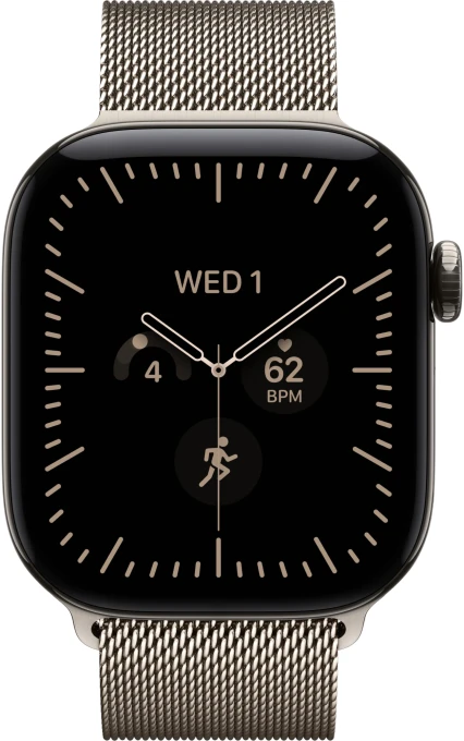 Smartwatch, 46 mm, GPS+Cellular, Natural Titanium — Smart Watch, Apple
