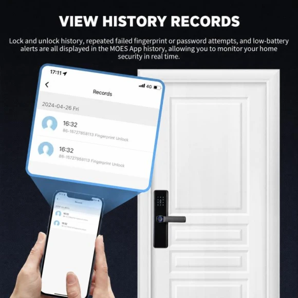 WiFi Smart Entrance Door Lock — Smart Lock