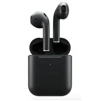 Bluetooth wireless headphones, Black, Second Generation — Wireless Earbuds
