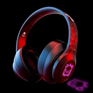Over-Ear Stereo Headphones with Microphone — Wireless Earbuds