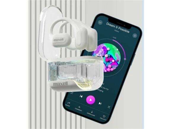 Open Wireless Earhook Earbuds — Wireless Earbuds, Maxell