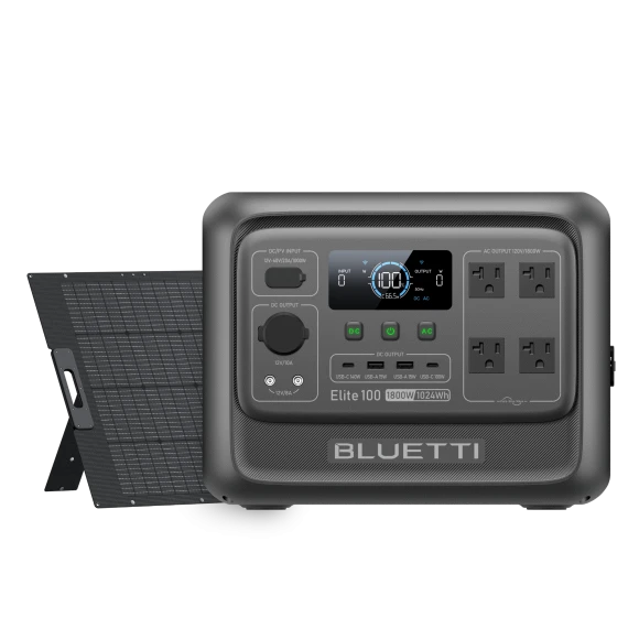 Portable Power Station with 350W Solar Panel — Portable Power Station, BLUETTI