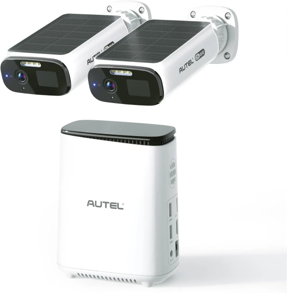 Solar Wireless Security Camera Set, 2-Camera Kit — Security Camera, Autel Energy