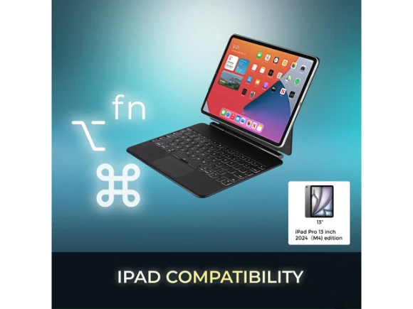Bluetooth Keyboard for iPad Pro 12.9-inch M4 Edition — Bluetooth Keyboard, ADESSO