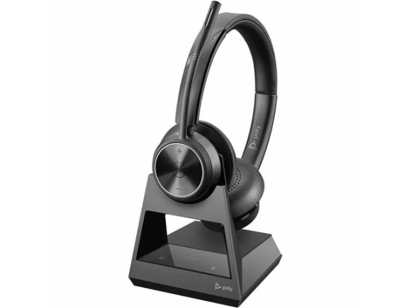 Savi 7300 Office 7320 Stereo Wireless Headset — Wireless Earbuds, Poly