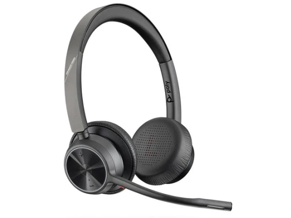 Stereo Office Headset — Wireless Earbuds, Poly