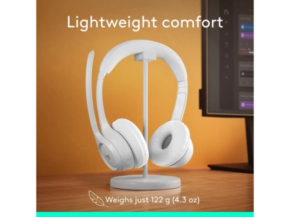 Wireless Bluetooth headset, Off-white — Wireless Earbuds, Logitech