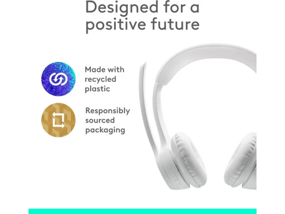 Wireless Bluetooth headset, Off-white — Wireless Earbuds, Logitech
