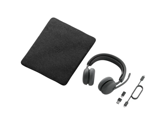 Wireless Headset, Graphite, UC Version, With Receiver — Wireless Earbuds, Logitech