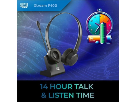 Wireless Multimedia Headset — Wireless Earbuds, ADESSO