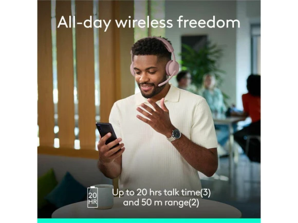 Wireless On-Ear Headset with Receiver — Wireless Earbuds, Logitech