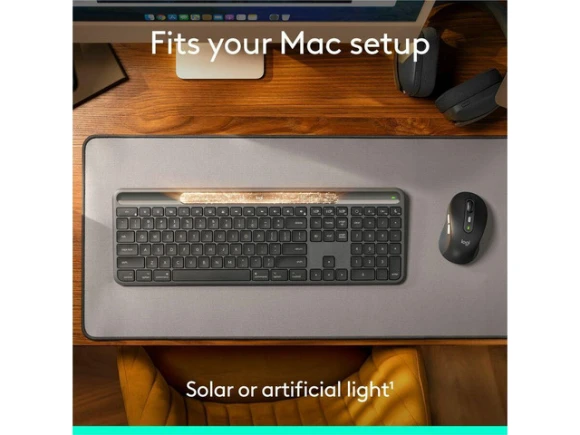 Signature Slim Solar+ Keyboard — Bluetooth Keyboard, Logitech