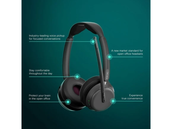 Stereo On-Ear Headset — Wireless Earbuds, EPOS