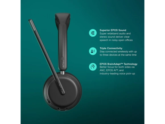 Stereo On-Ear Headset — Wireless Earbuds, EPOS