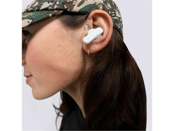 In-ear wireless earbuds — Bone/Orange Glow — Wireless Earbuds, Skullcandy