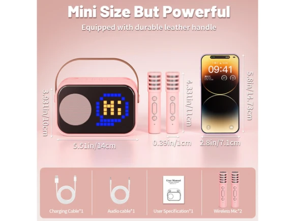 Mini Portable Karaoke Machine — Karaoke Machine, JYX