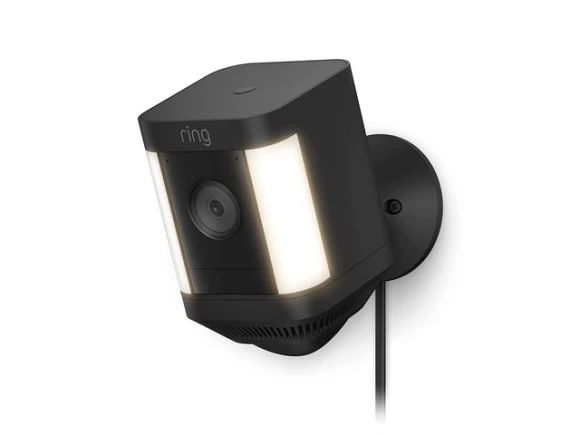 Outdoor Security Camera, Wired, Black — Security Camera, Ring