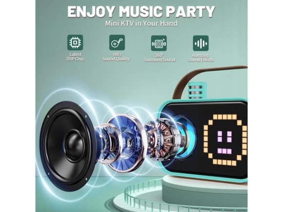 Portable Karaoke System — Karaoke Machine, JYX