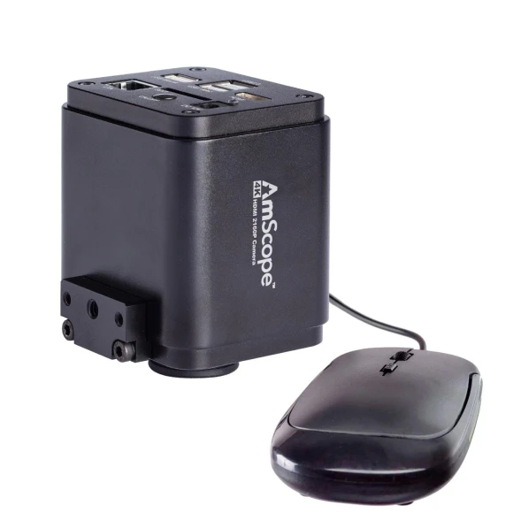 Stereo Microscope SM-3T with 144-LED Ring Light and HD428N Camera — Digital Microscope, AmScope