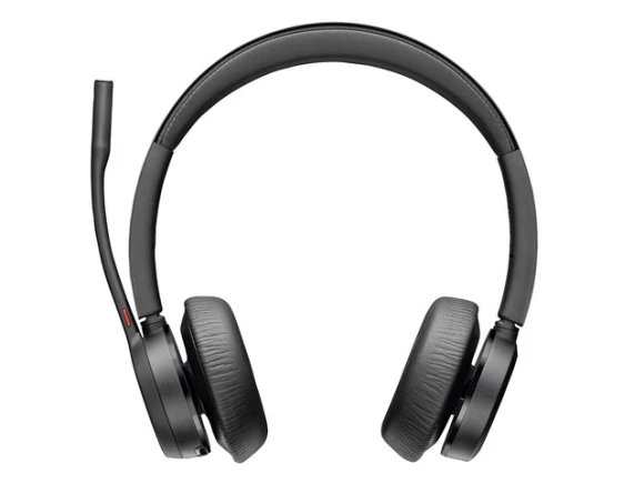 Wireless Bluetooth Headset with BT700 USB-A Adapter and Charging Stand — Wireless Earbuds, Poly