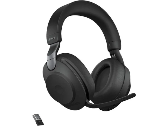 Wireless Headphones, Black, with Link380a — Wireless Earbuds, Jabra