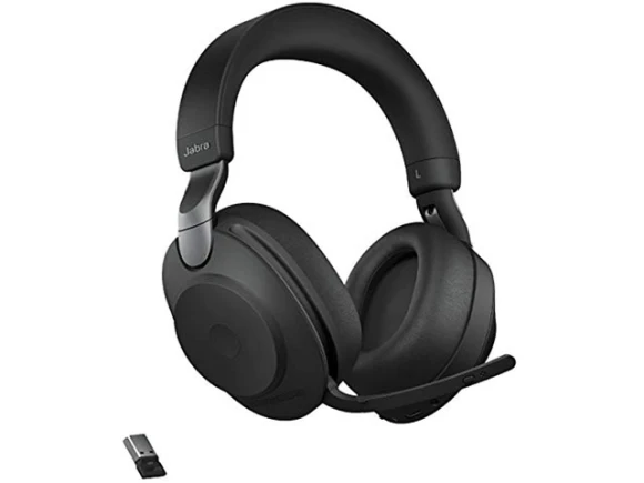 Wireless Headphones, Black, with Link380a — Wireless Earbuds, Jabra