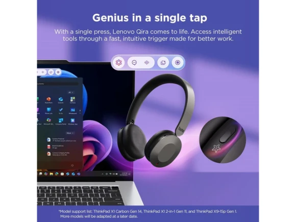 Wireless Headset 8550 — Wireless Earbuds, Lenovo