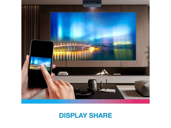 4K UHD Laser Projector — Smart Projector, OPTOMA