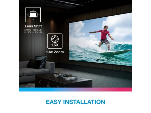4K UHD Laser Projector — Smart Projector, OPTOMA