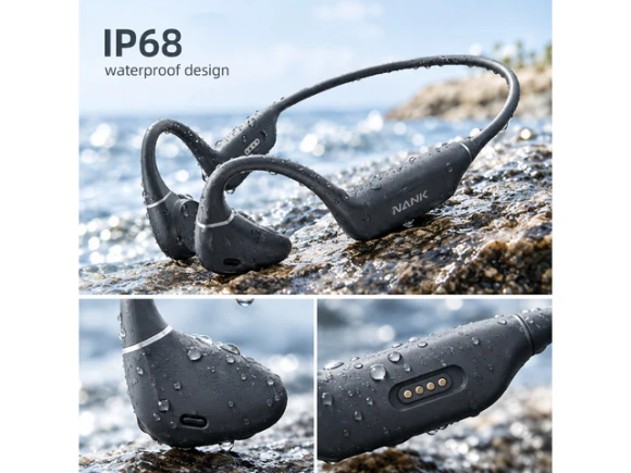Bone Conduction Headphones — Wireless Earbuds, NANK