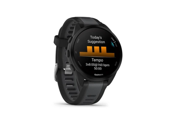 GPS Running Smart Watch, Black/Slate Grey — Smart Watch, Garmin