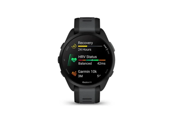GPS Running Smart Watch, Black/Slate Grey — Smart Watch, Garmin