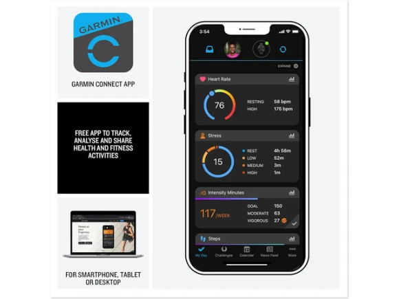 Health and Fitness GPS Smartwatch — Smart Watch, Garmin