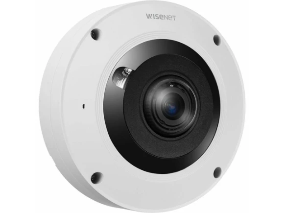 12 MP Outdoor Fisheye Dome Network Camera — Security Camera, Hanwha Techwin