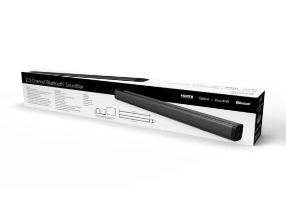 2.0-Channel Soundbar — Sound Bar, Supersonic