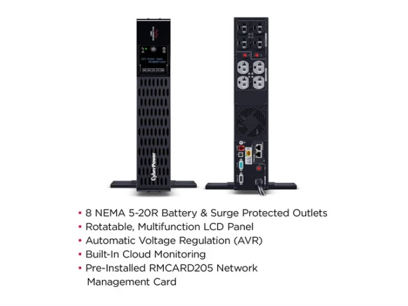 2U Rack/Tower UPS System — UPS Battery Backup, CyberPower