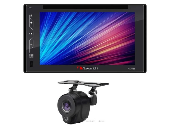 Double DIN Car Stereo Receiver — Car Infotainment System, NAKAMICHI