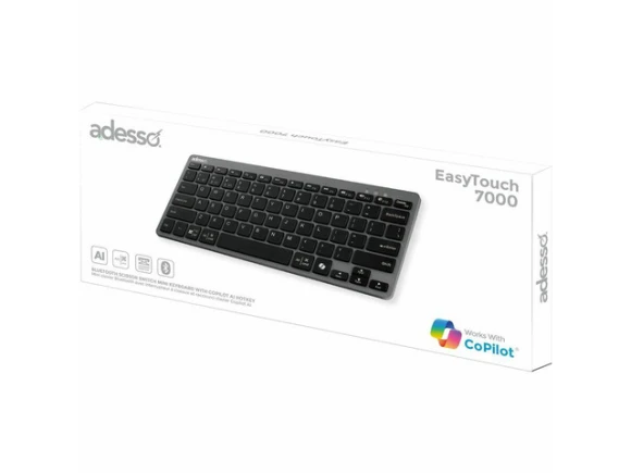 EasyTouch 7000 Keyboard — Bluetooth Keyboard, ADESSO