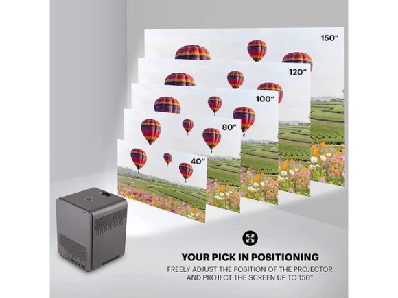 FLIK HD10 Smart Projector — Smart Projector, KODAK