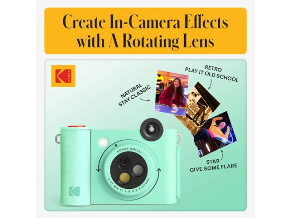 Green Digital Instant Print Camera — Digital Cameras & Camcorders, KODAK