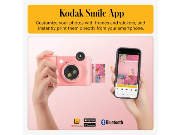 Pink Digital Instant Print Camera — Digital Cameras & Camcorders, KODAK