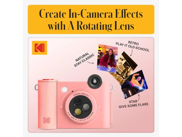 Pink Digital Instant Print Camera — Digital Cameras & Camcorders, KODAK